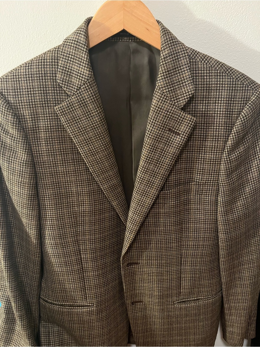 John W. Nordstrom Brown Glen Plaid Sport Coat